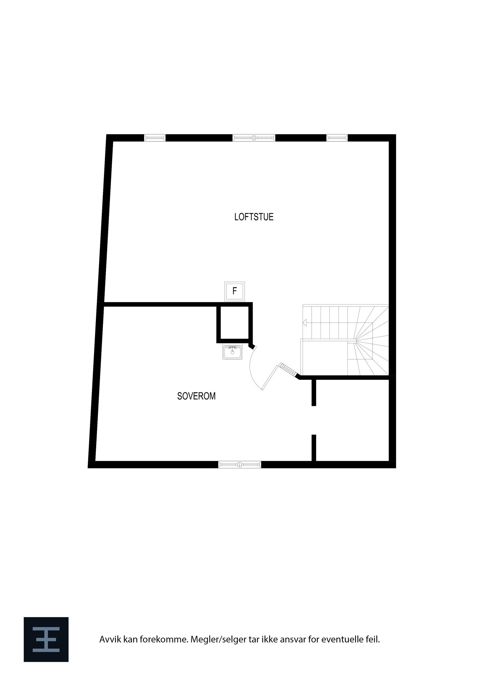 Plantegning - 3. etasje. Galleribilde