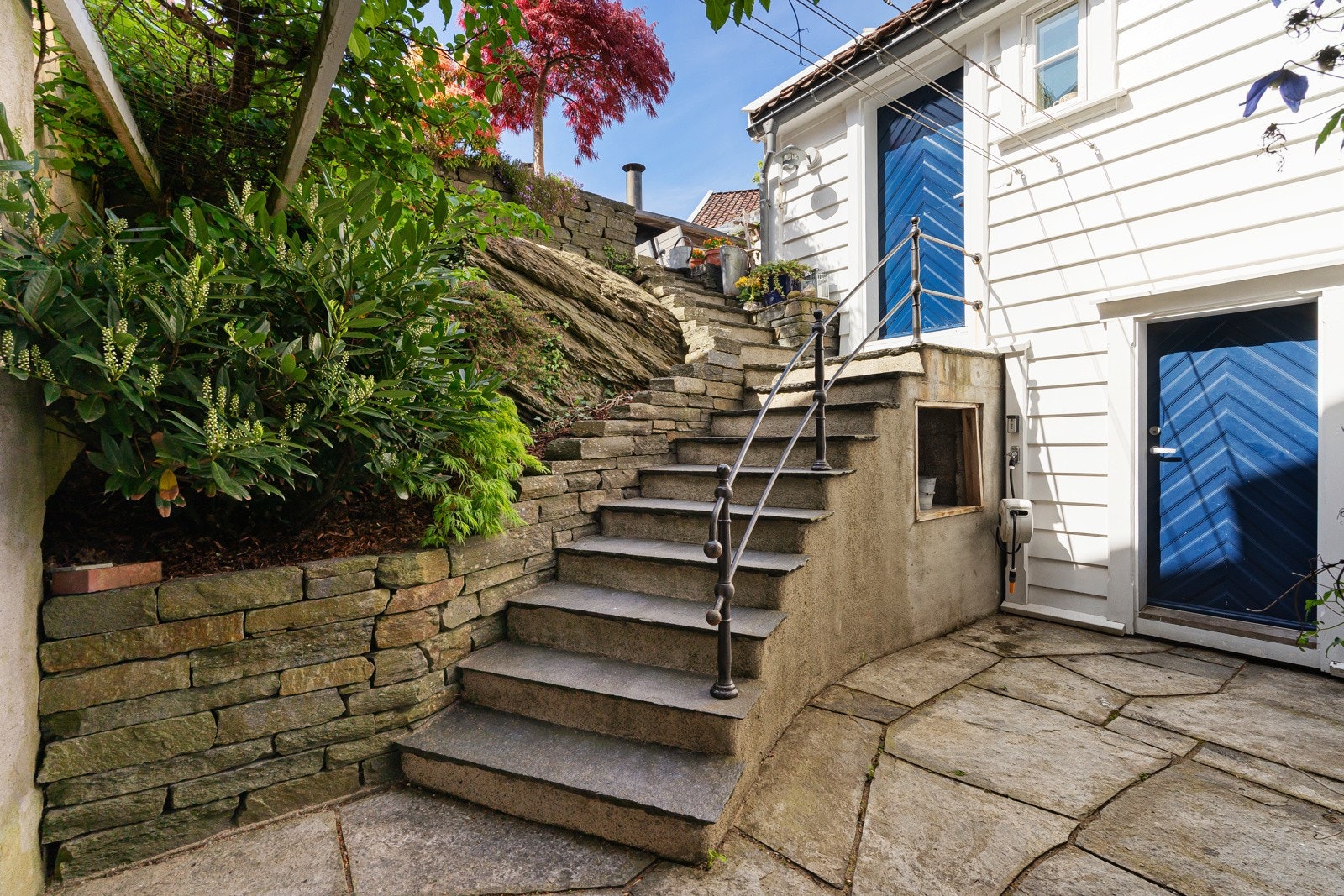 Innbydende inngangsparti. Galleribilde