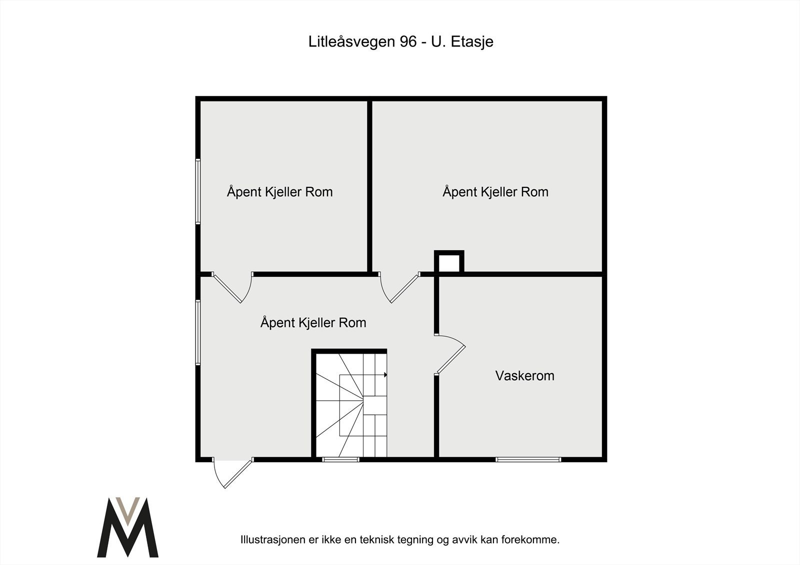 2D planskisse - kjeller Galleribilde
