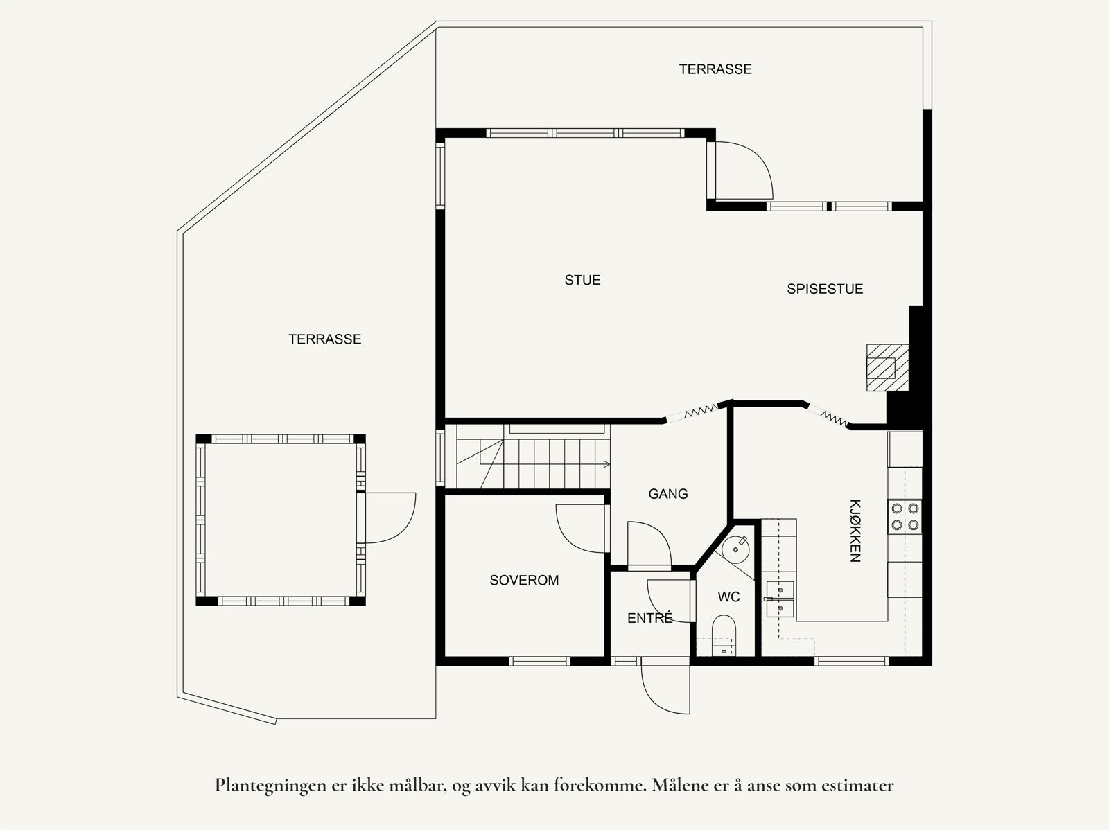 Plantegning. Galleribilde