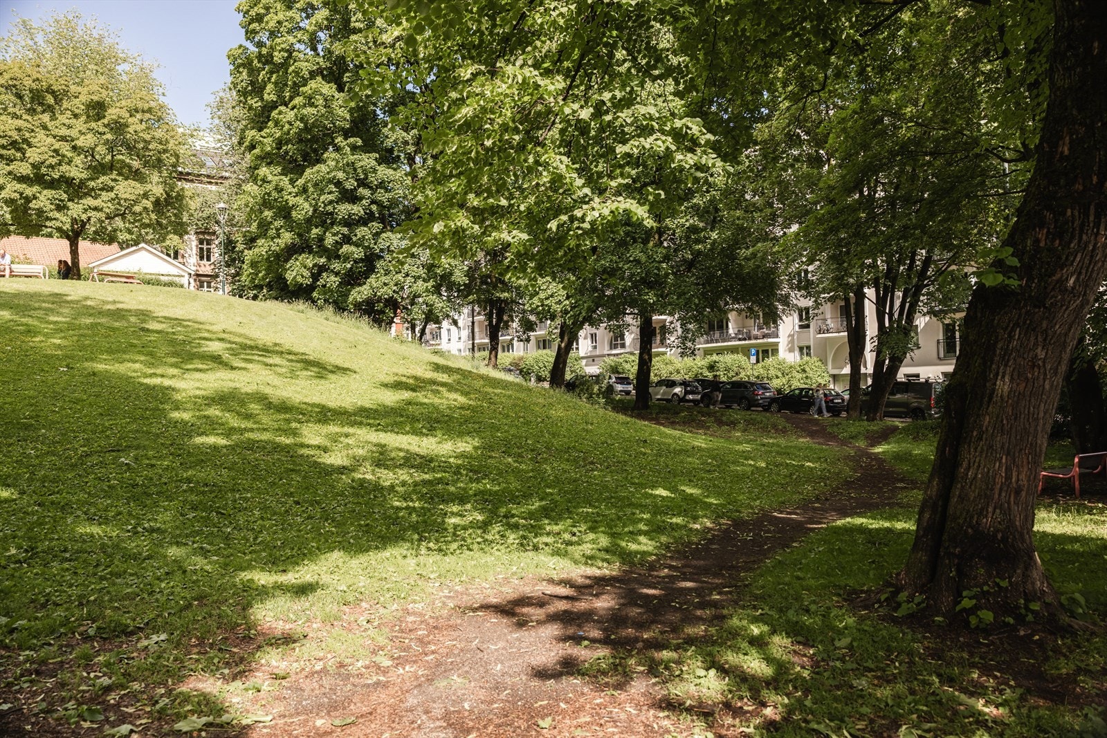 Rett utenfor leiligheten er Ankerhagen. En koselig park som aldri er overfylt av mennesker, men omringet av flott og skjønn natur. Galleribilde