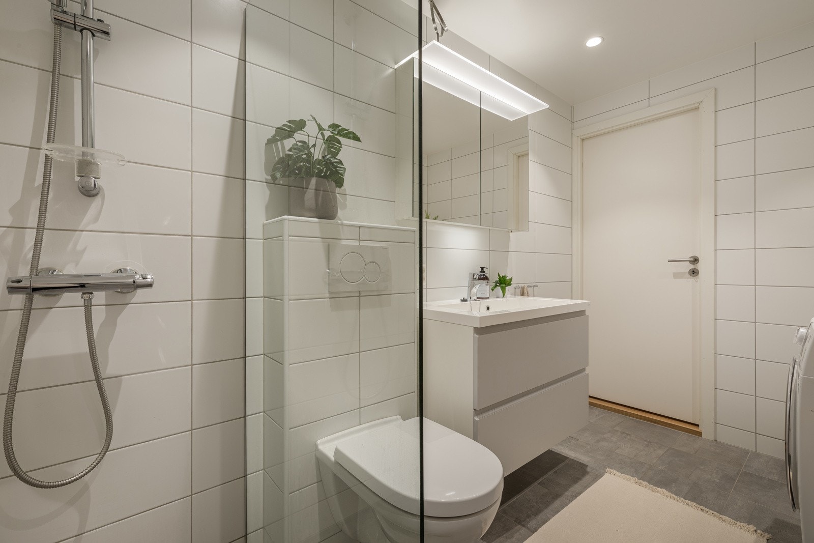 I forbindelse med oppussingen ble rørene i leiligheten oppgradert med rør-i-rør system Galleribilde