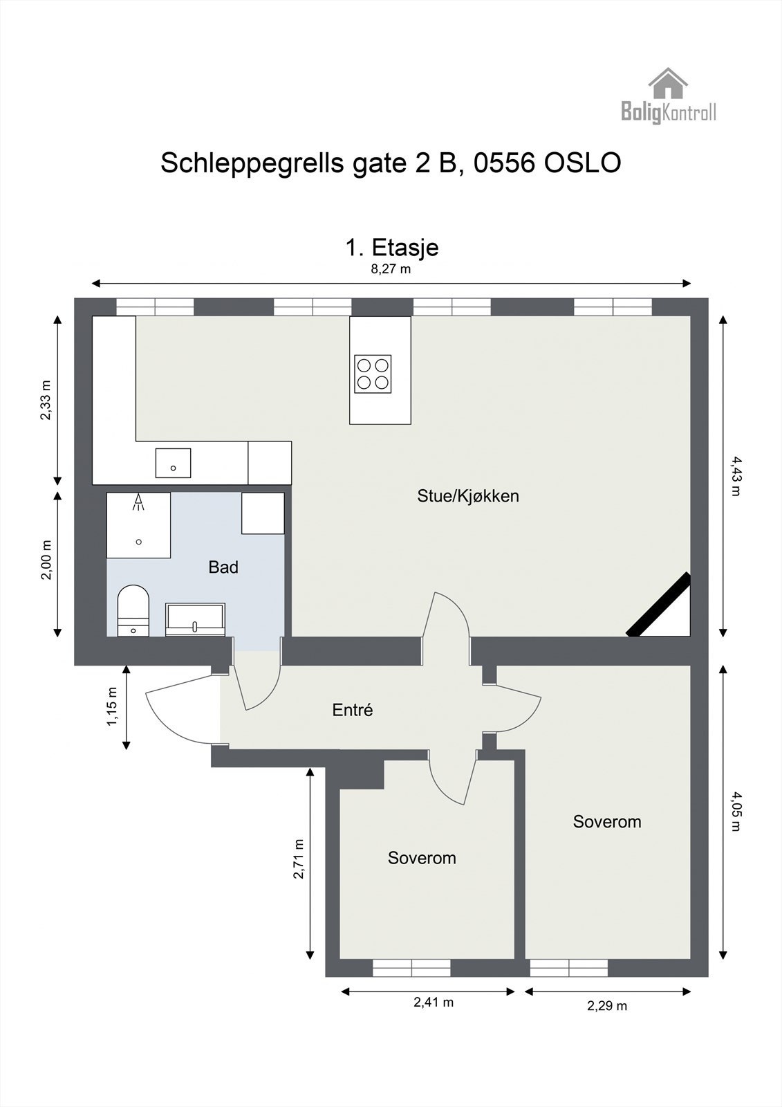 Plantegning. Galleribilde