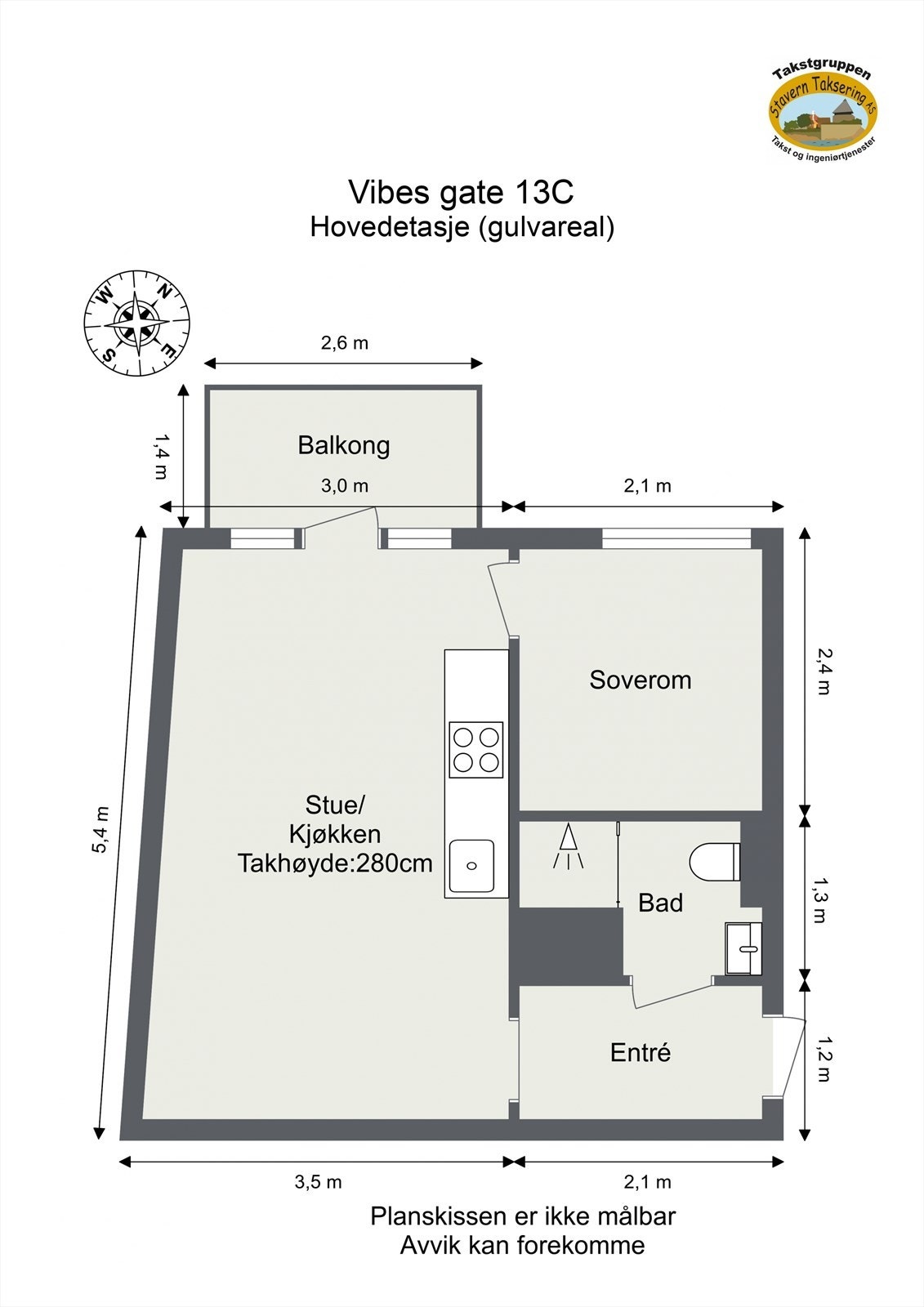 Plantegning Galleribilde