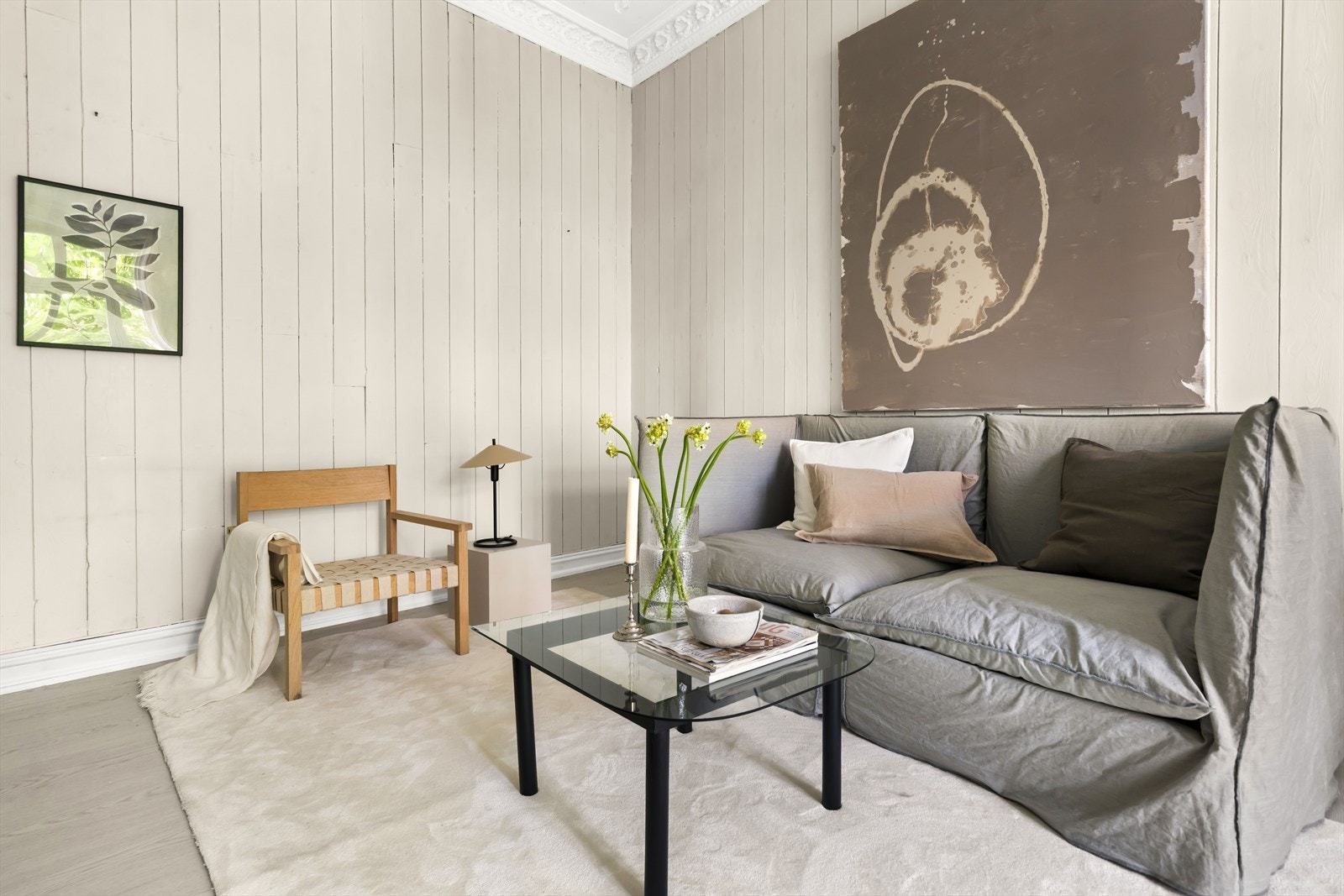 God plass til både sofagruppe og annet møblement Galleribilde