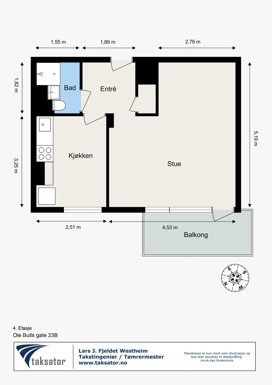Plantegning til orientering. Galleribilde