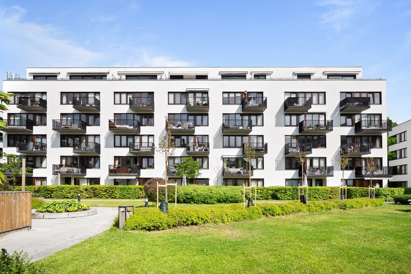 Fasadene ble pusset opp i 2022. Galleribilde