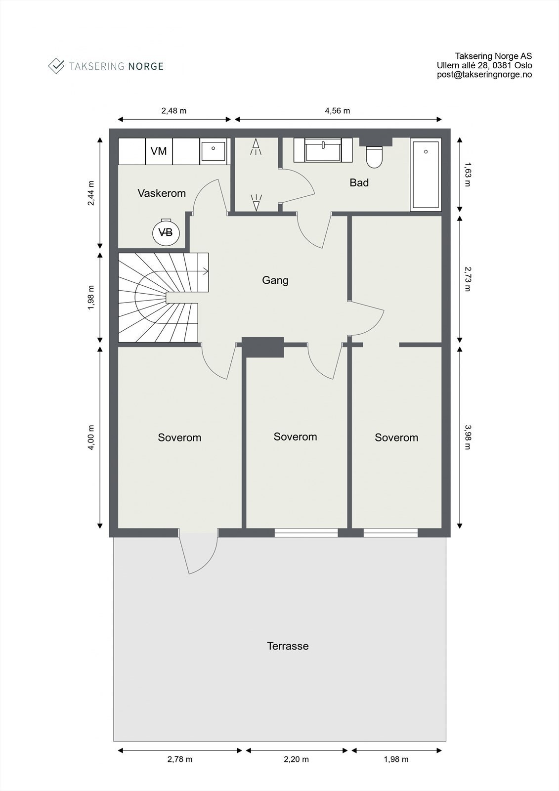 Plantegning underetasje Galleribilde