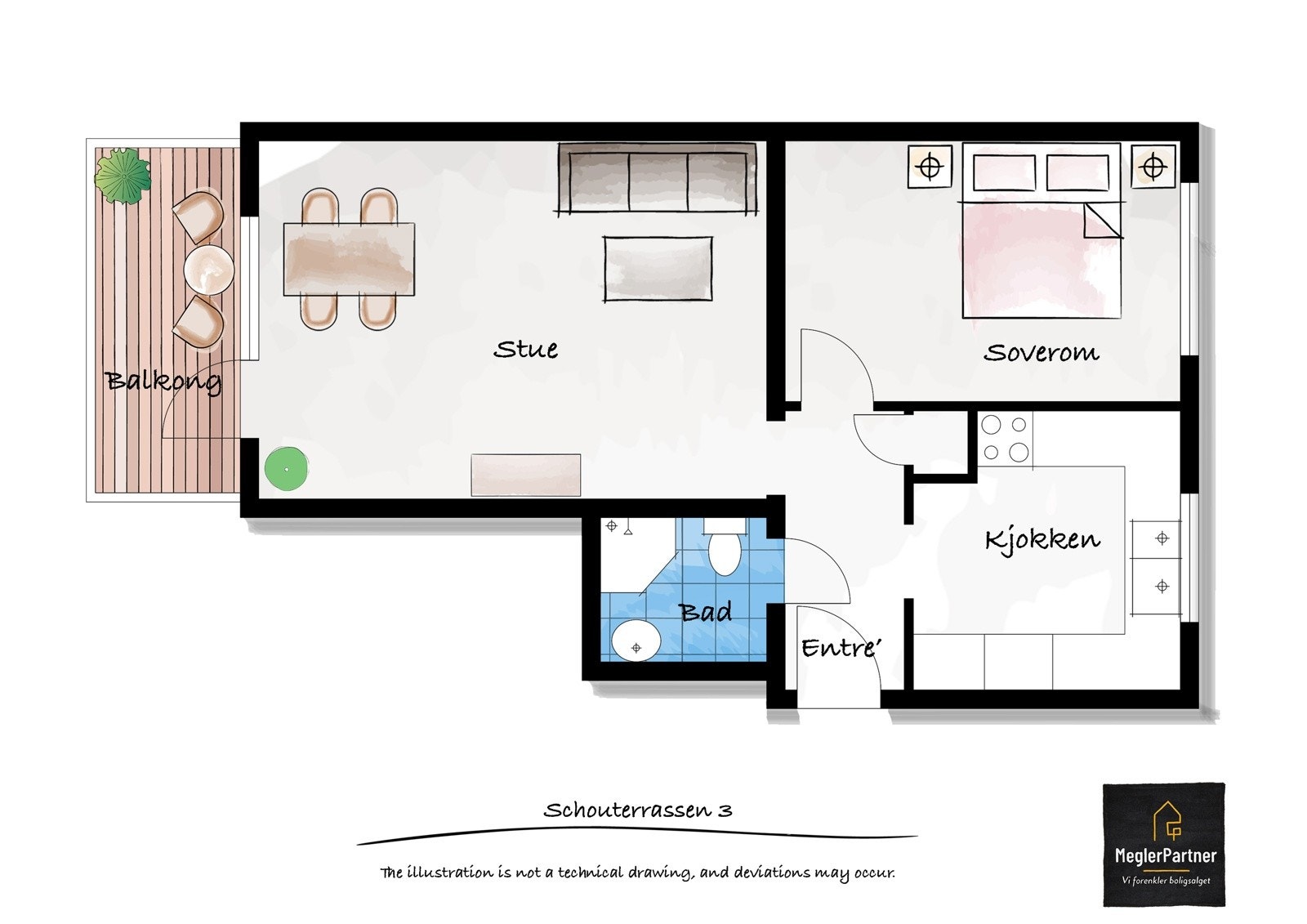 Plantegning. Galleribilde