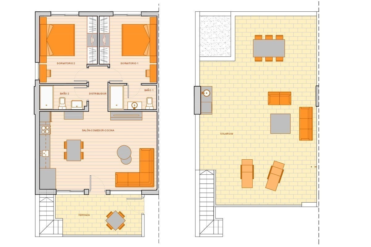 2 etasje med takterrasse Galleribilde