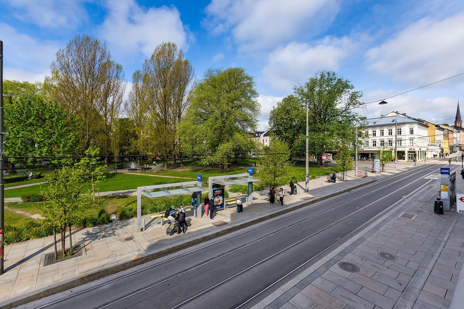 Utsikt fra leiligheten. Galleribilde