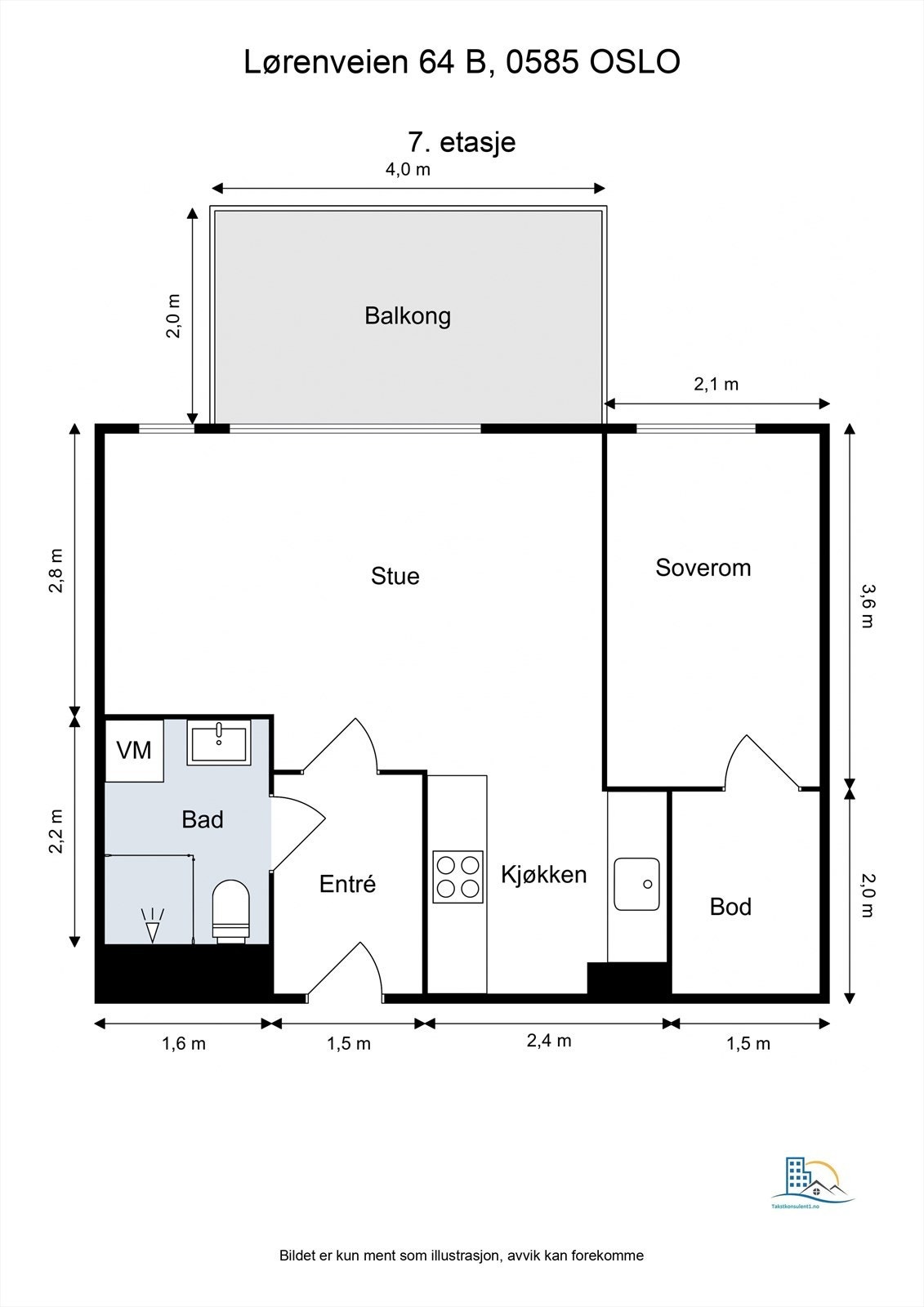 Plantegning Galleribilde