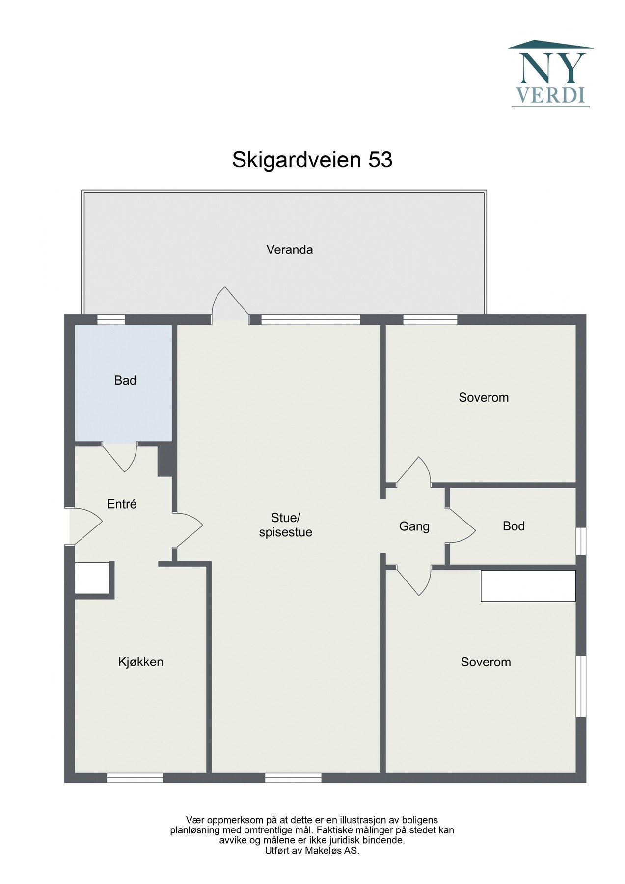 Dagens planskisse Galleribilde
