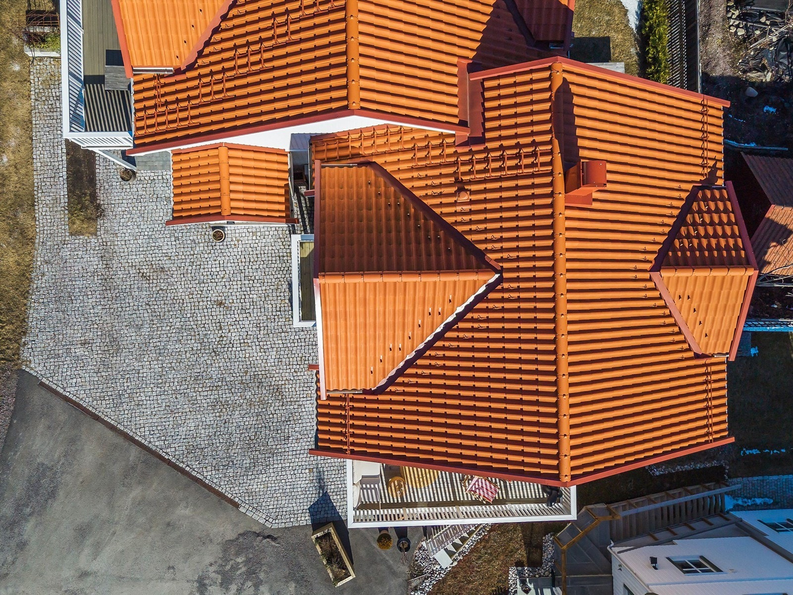 Sett ovenfra Galleribilde