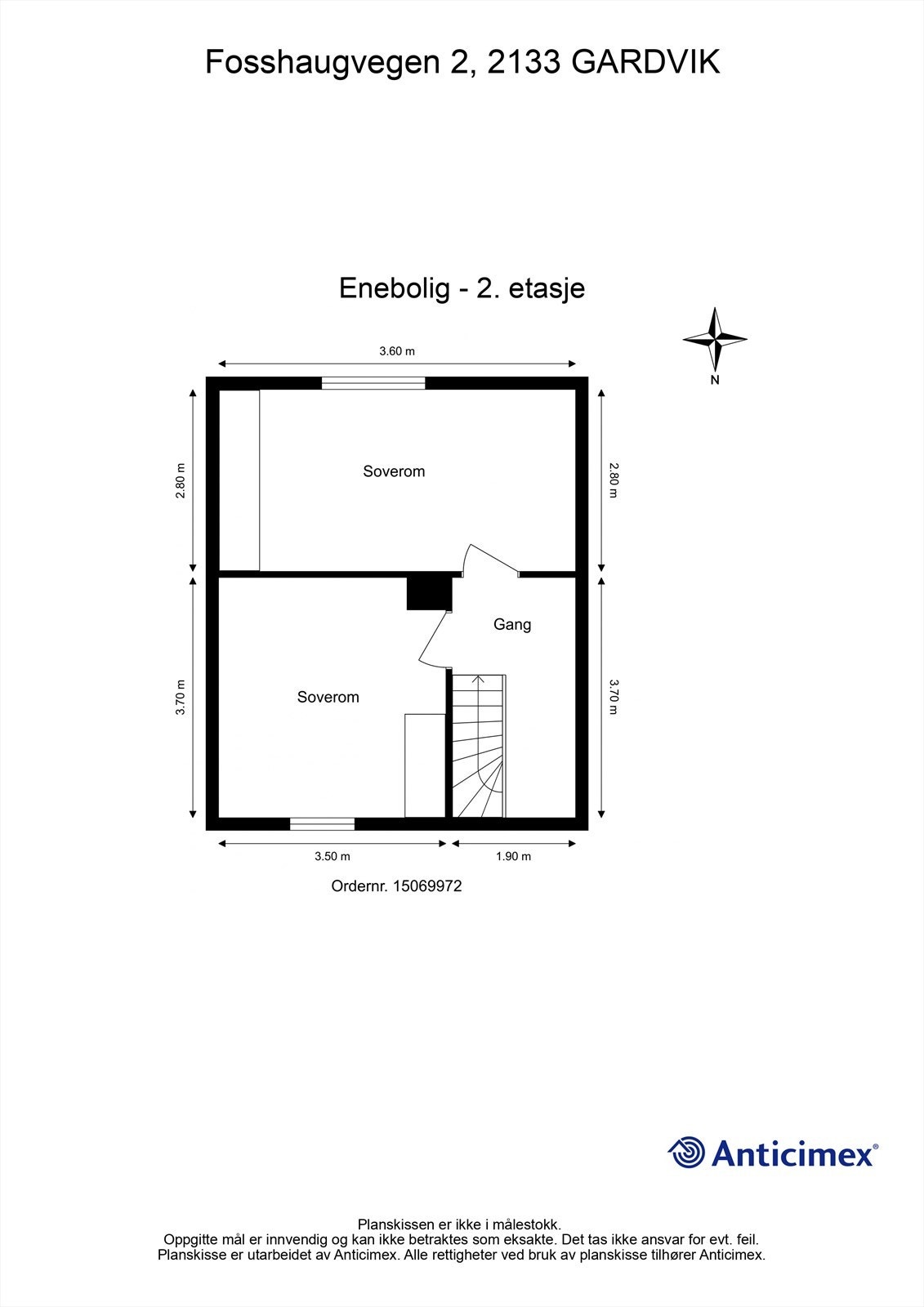 Plantegning- 2. etasje Galleribilde