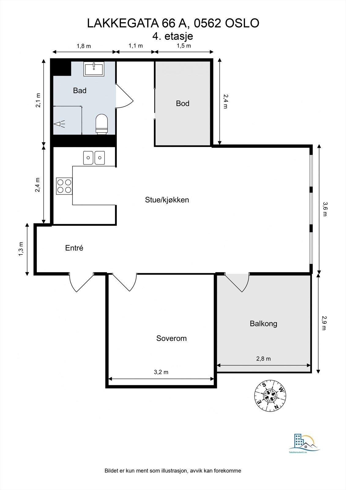 - Plantegning - Galleribilde