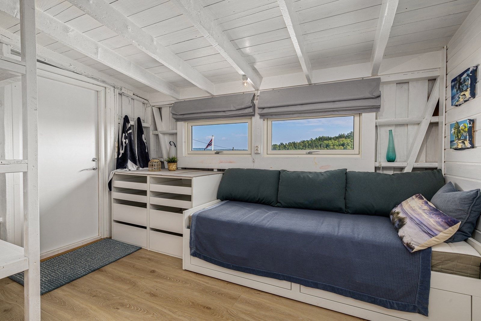 Den innredede uteboden har mange bruksområder Galleribilde