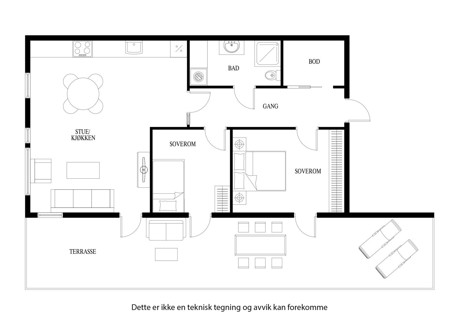 Plantegning Galleribilde
