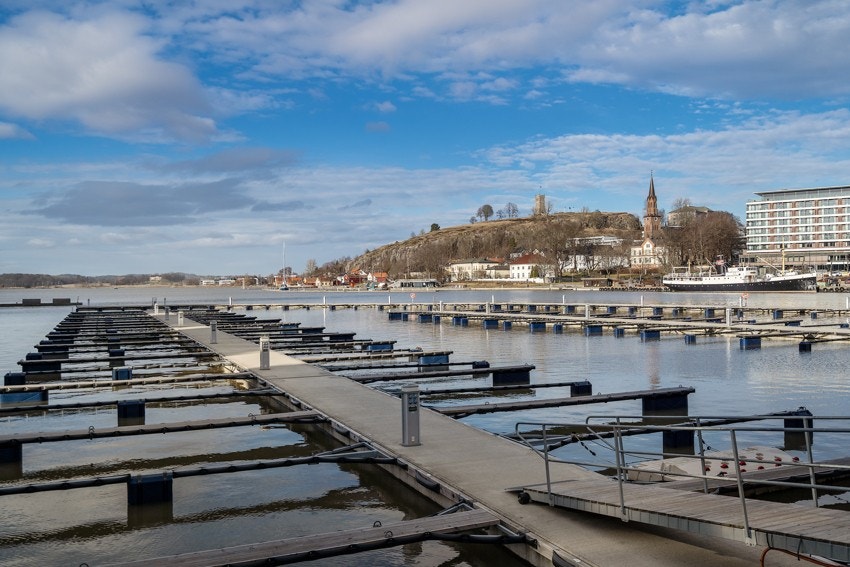 Bryggeanlegg på Kaldnes Galleribilde
