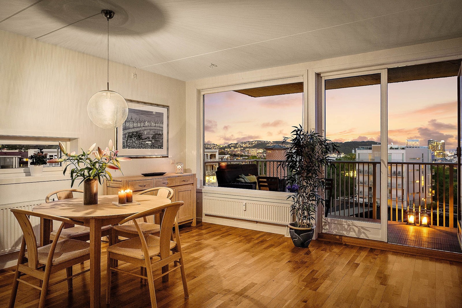 - Her bor du tilbaketrukket og rolig, samtidig som byens fasiliteter er rett utenfor døren - Galleribilde