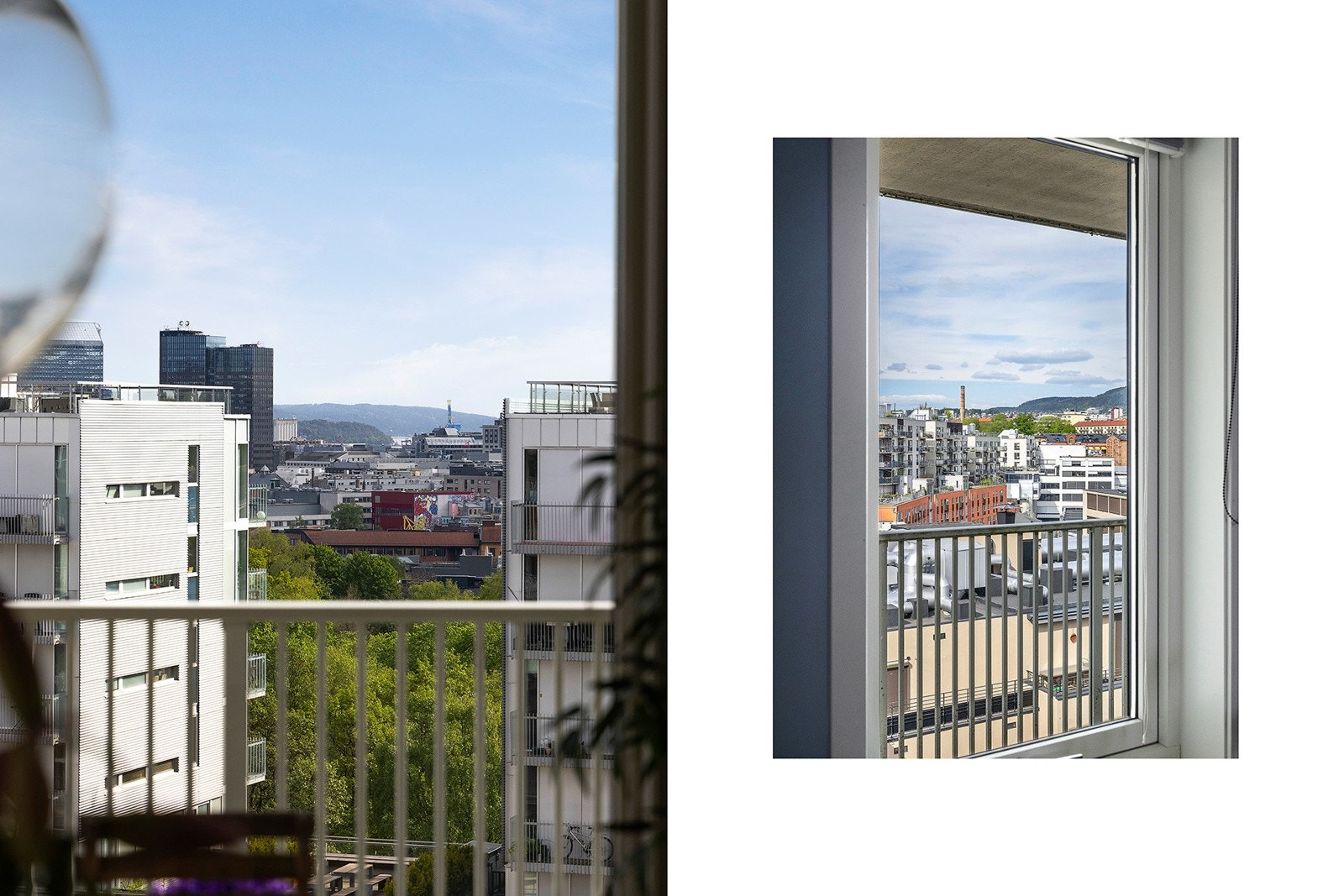 Soverommene vender mot flott utsikt i nord og kjøkken, stue og balkong er vendt mot sør. Galleribilde