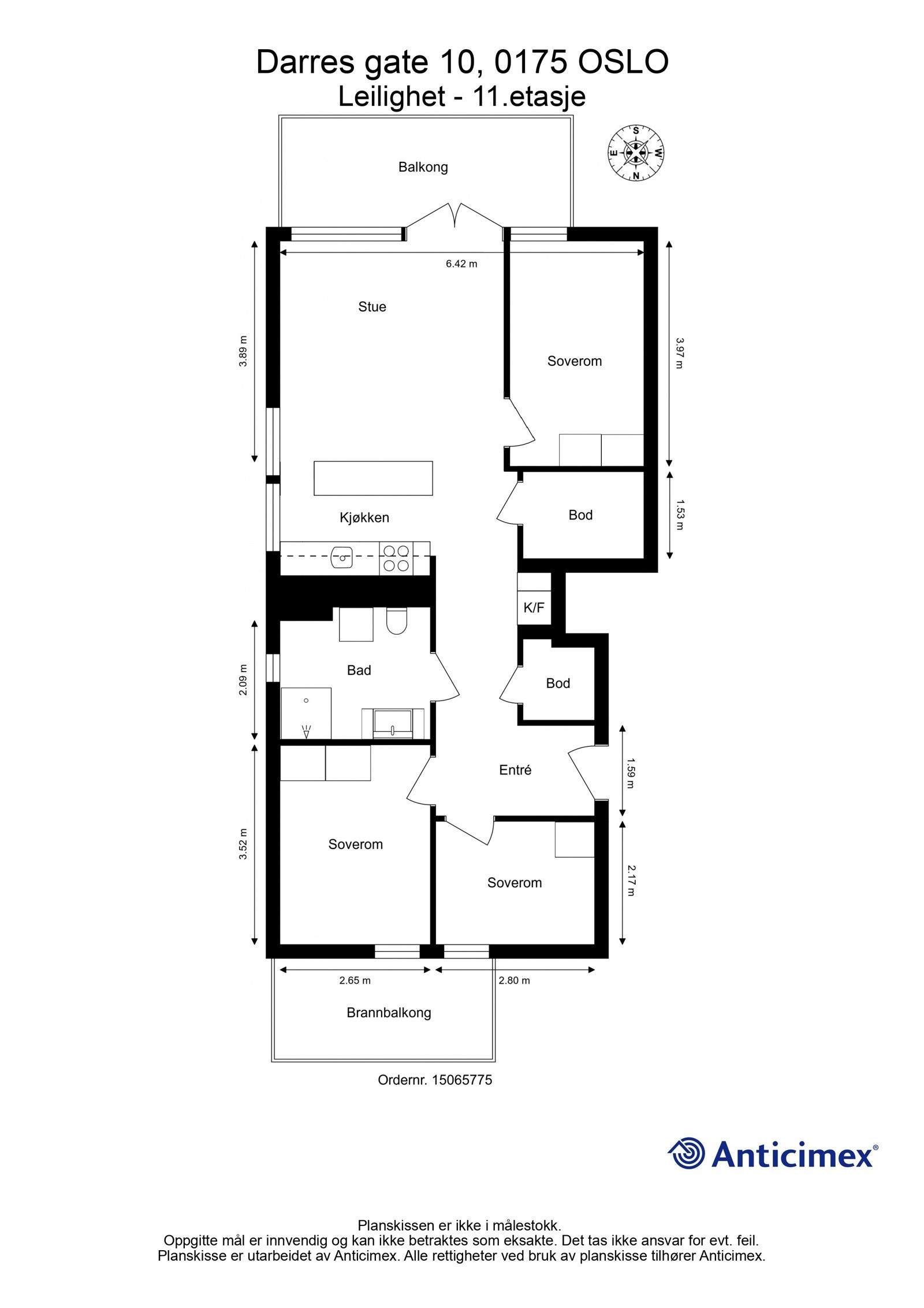 Alternativ planløsning Galleribilde