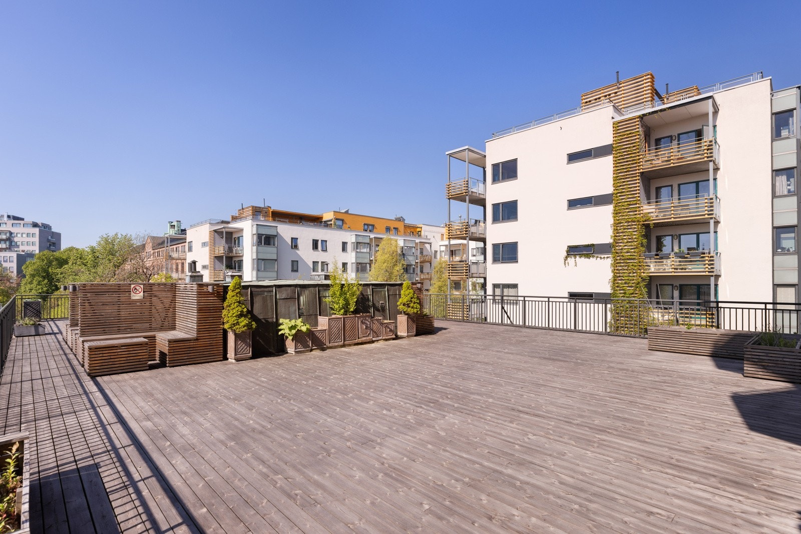 Enda en fin takterrasse. Galleribilde