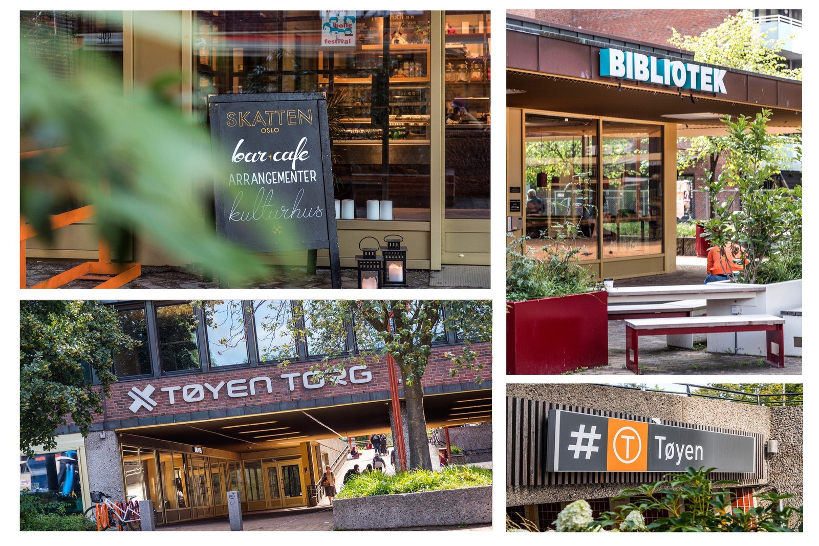 Tøyen Torg er innen gangavstand. Her finner du både caféer og restauranter, samt T-bane som huser alle linjer. Galleribilde