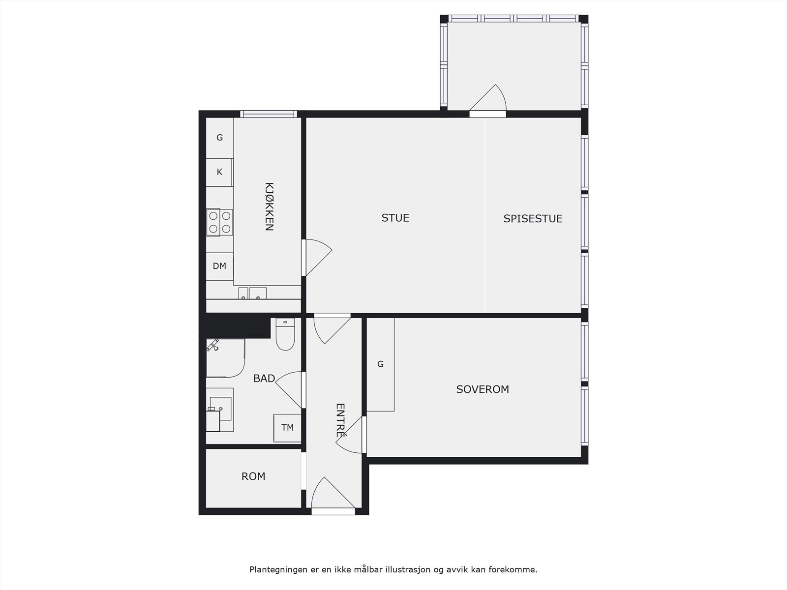 Plantegning - 7. etasje. Galleribilde