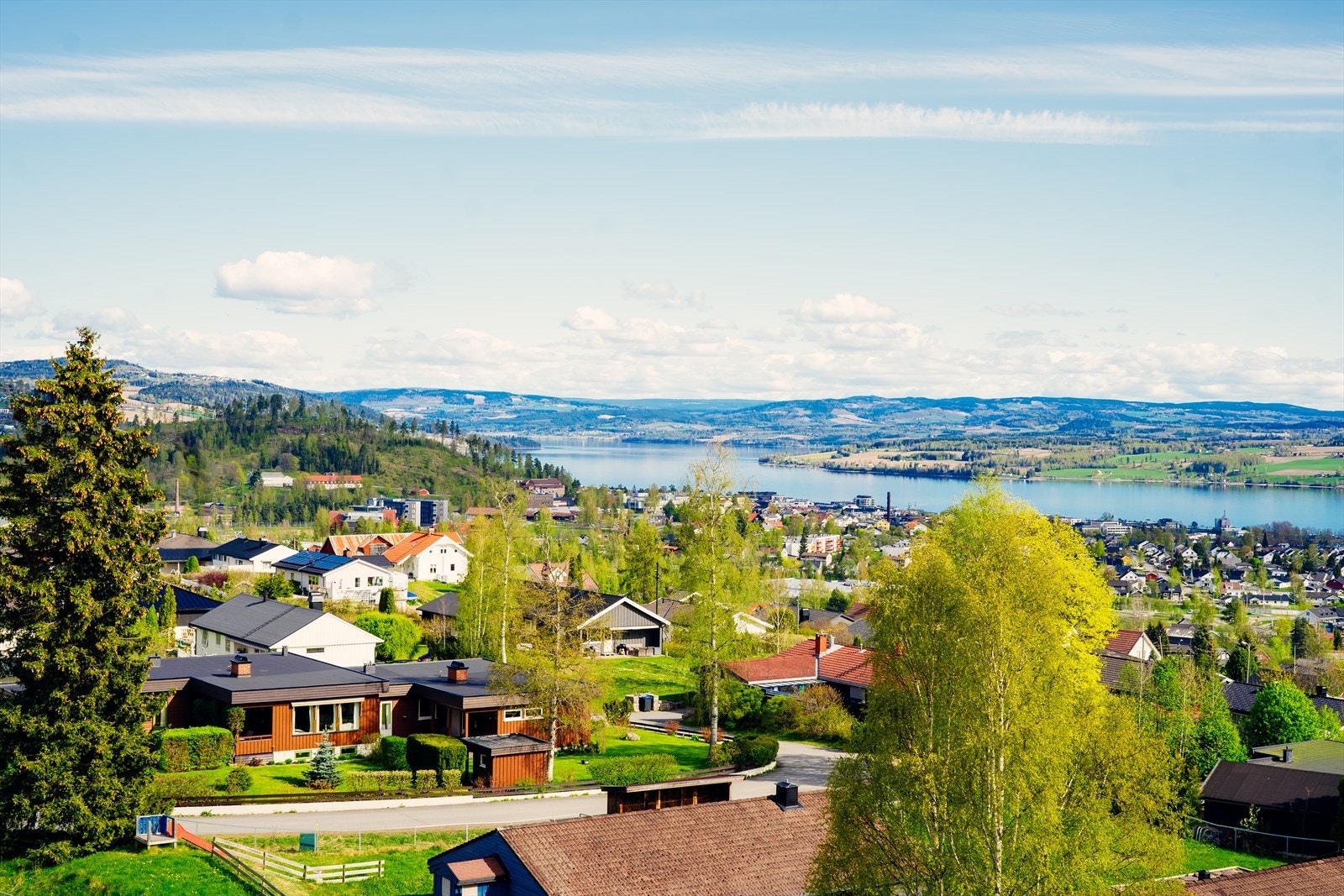 Utsikt fra balkongen - Retning Nordøst. Galleribilde