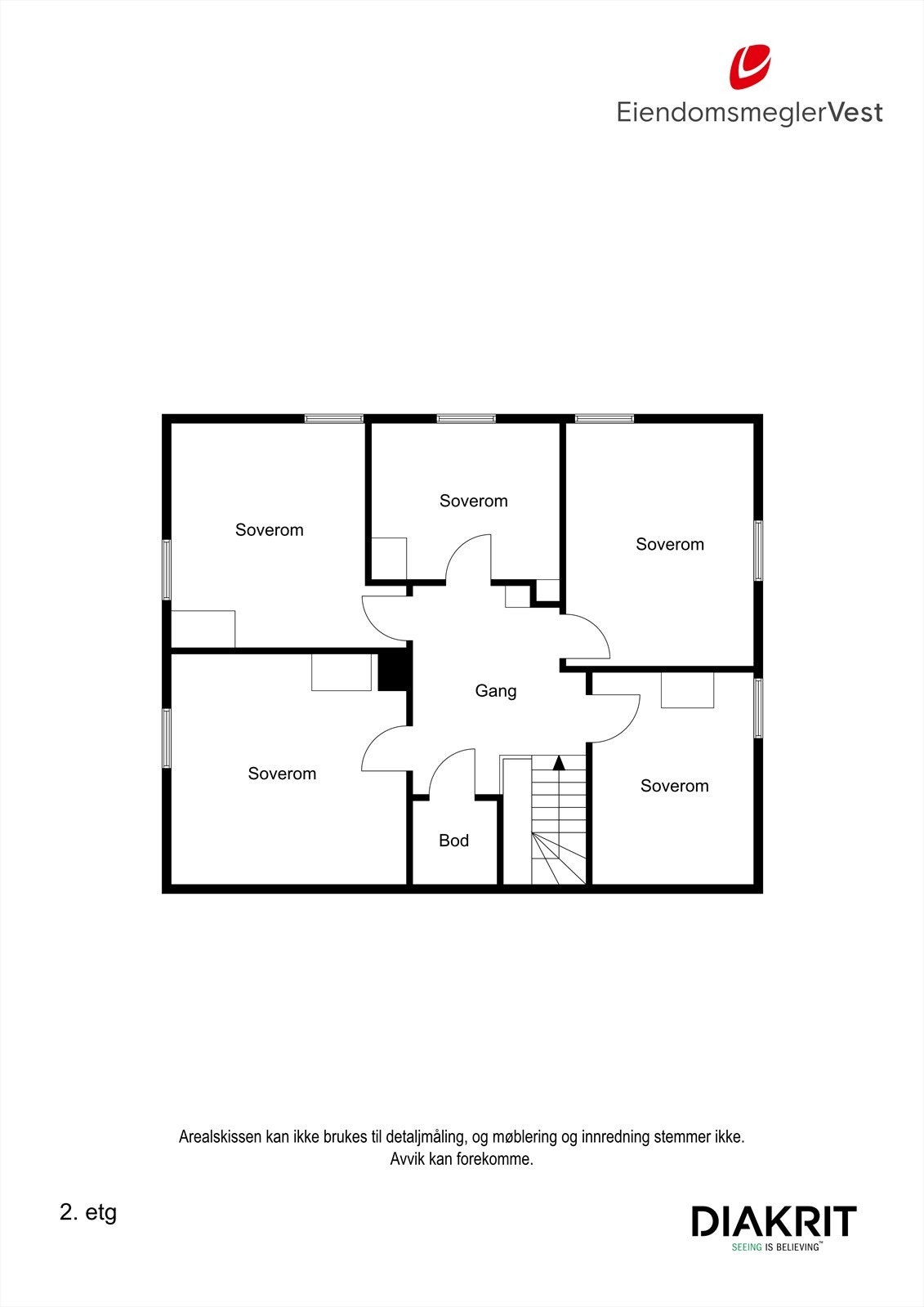 Plantegning loft Galleribilde
