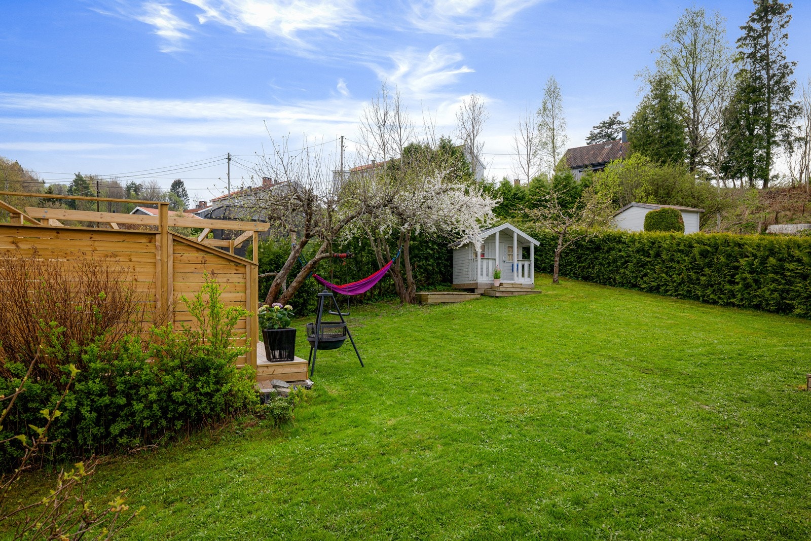 Her er det god plass til at både store og små kan nyte godværsdagene ute Galleribilde