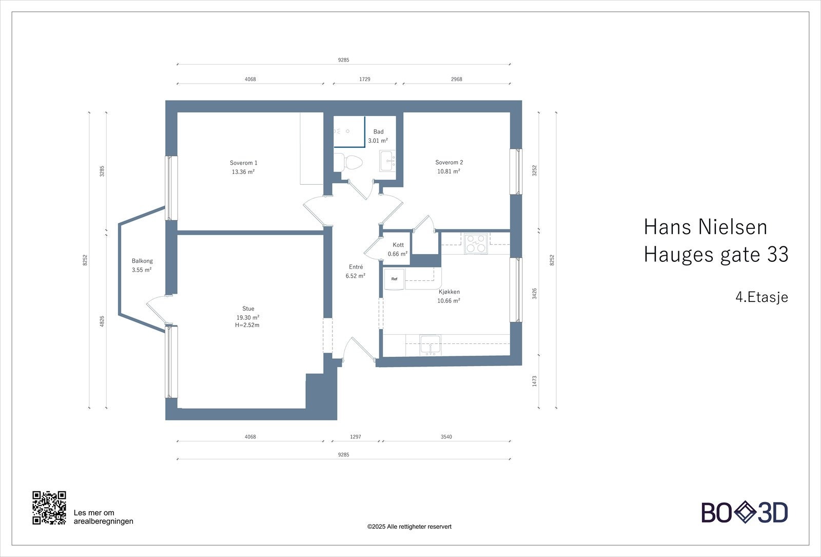 Plantegning Galleribilde