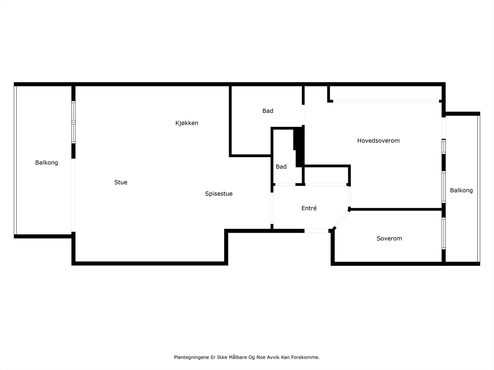 Alternativ plantegning 3.etg Galleribilde