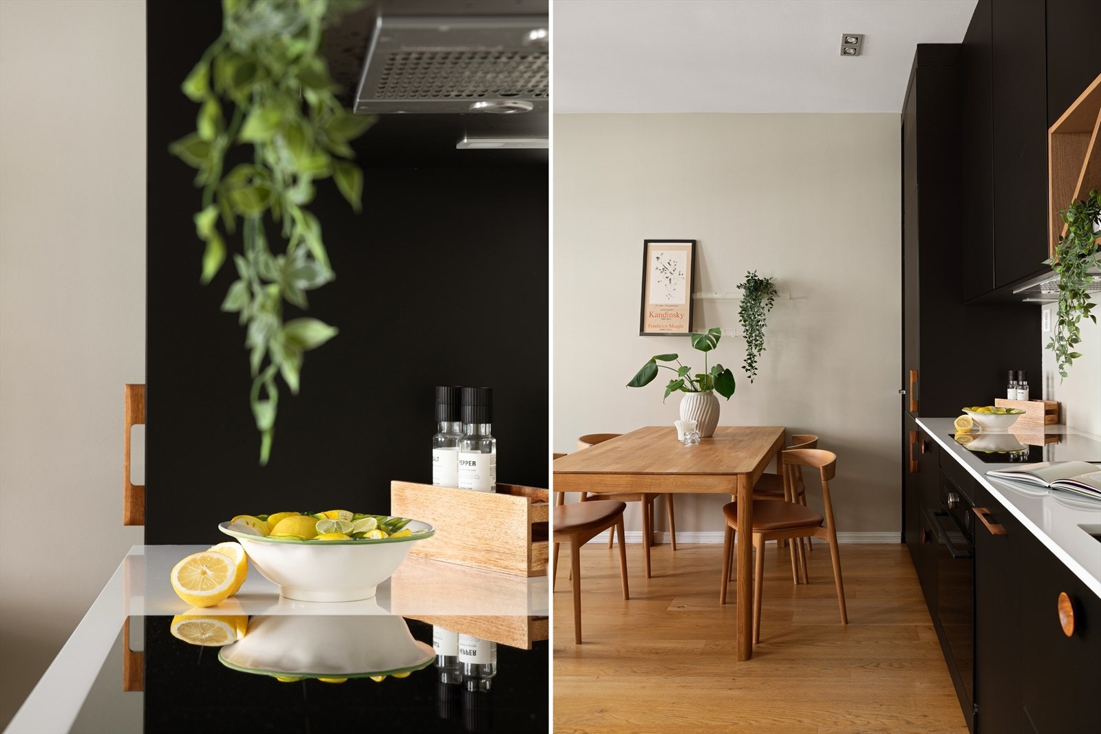 Rundt eller rektangulært spisebord? Du bestemmer! Den store gulvflaten tillater et ekstra stort spisebord når du skal arrangere selskap. Galleribilde