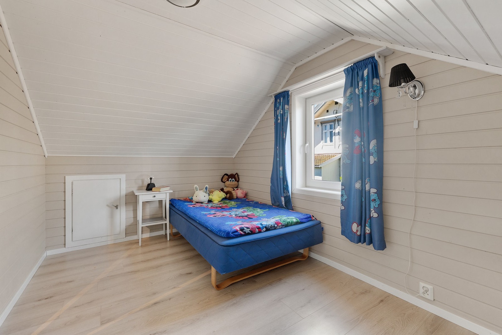 Soverommet passer ypperlig som barnerom Galleribilde