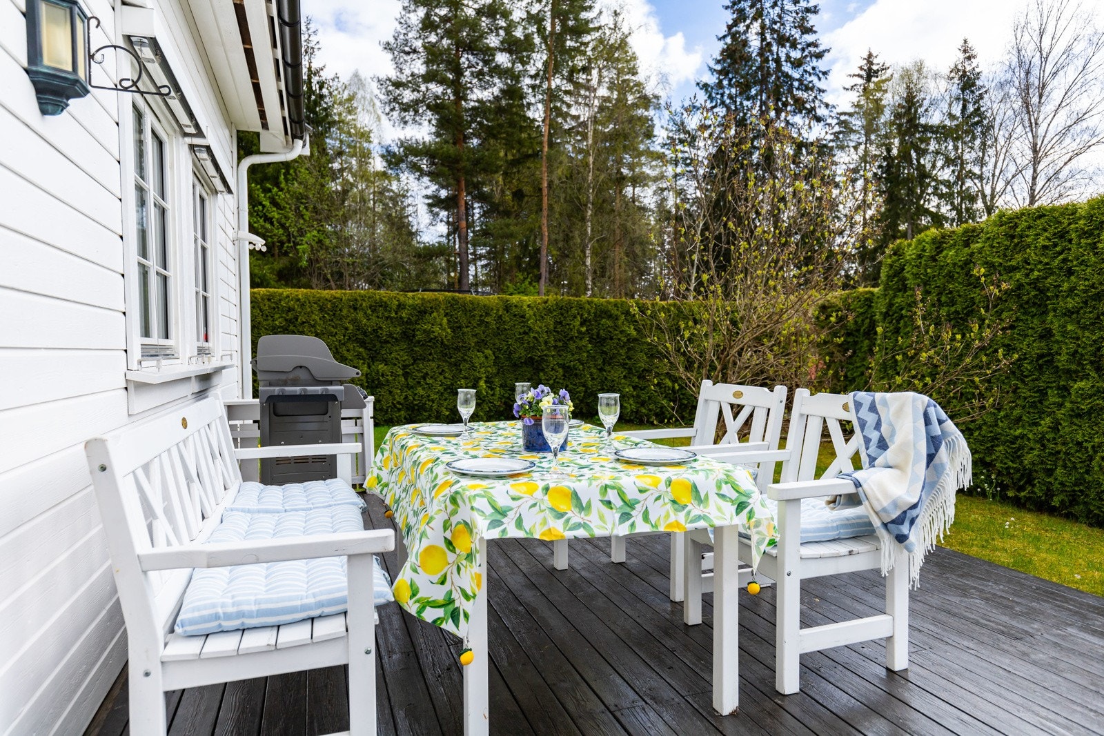 Det er god plass til å innrede flere usjenerte utesoner Galleribilde