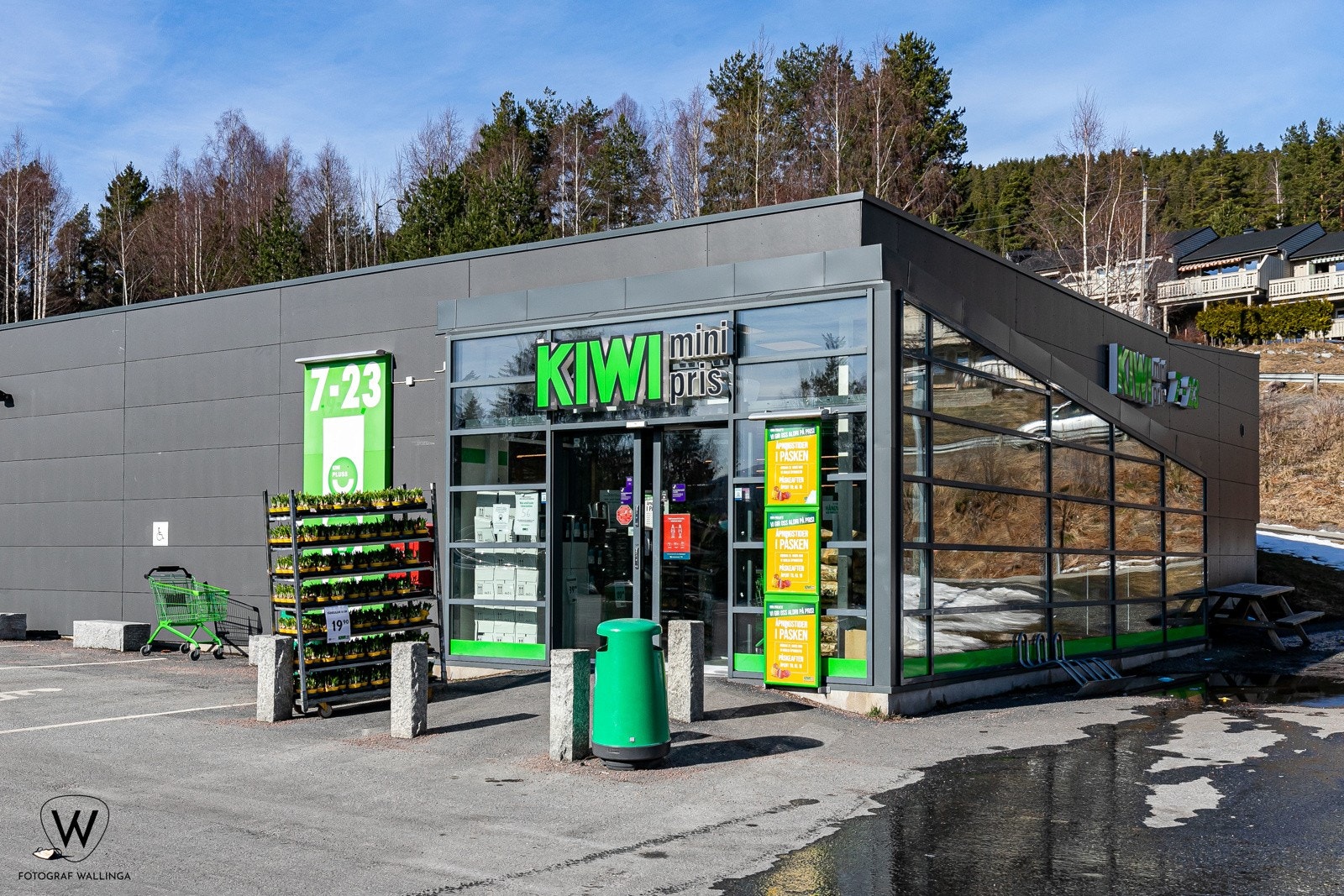 Kiwi Stenseth ligger kun ca. 600m fra boligen Galleribilde