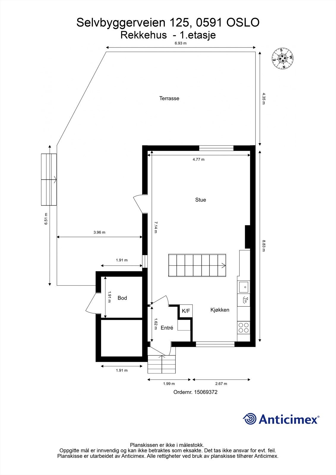 Plantegning - 1. etasje Galleribilde