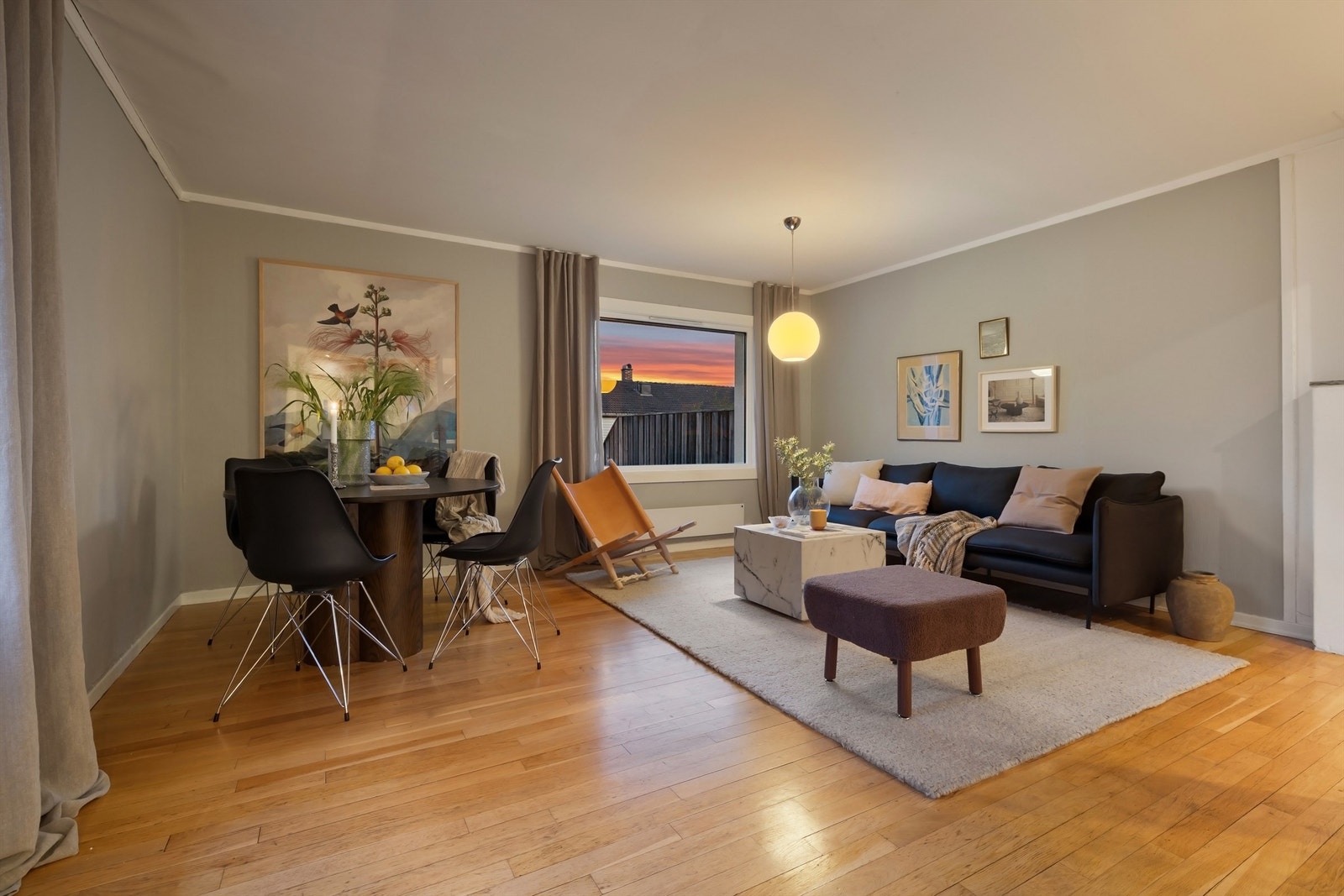 Nydelig utsikt fra alle boligens vinduer Galleribilde