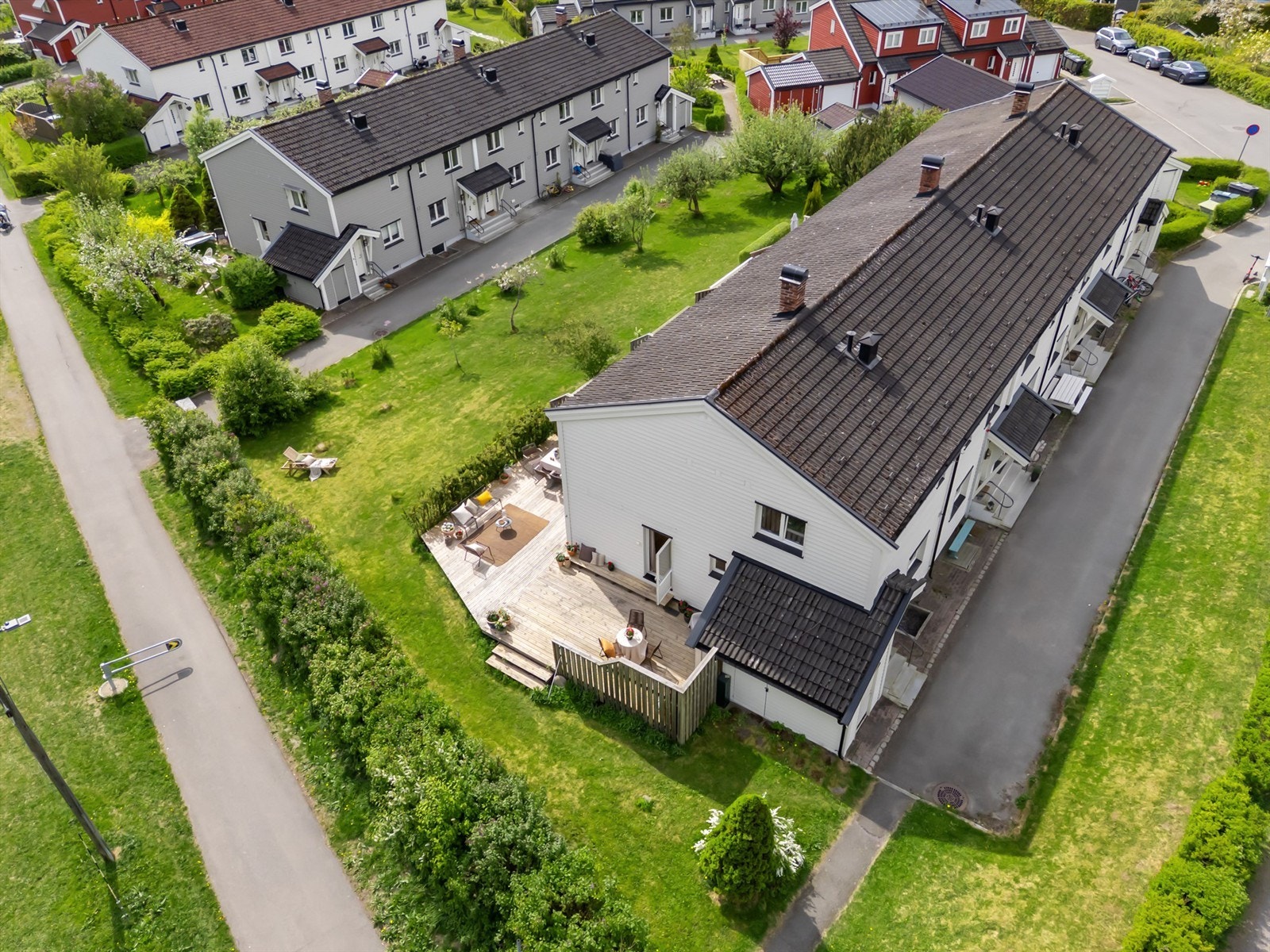 Utvendig fasade ble etterisolert og det ble lagt ny panel i 2010 Galleribilde