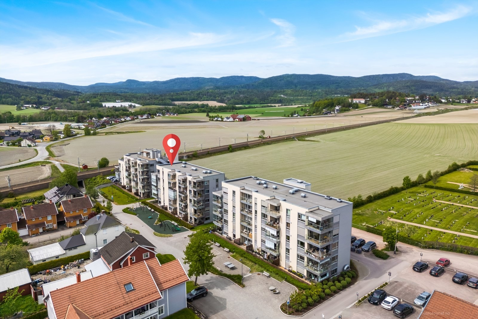 Toppleilighet i nyere boligkonsept. Galleribilde