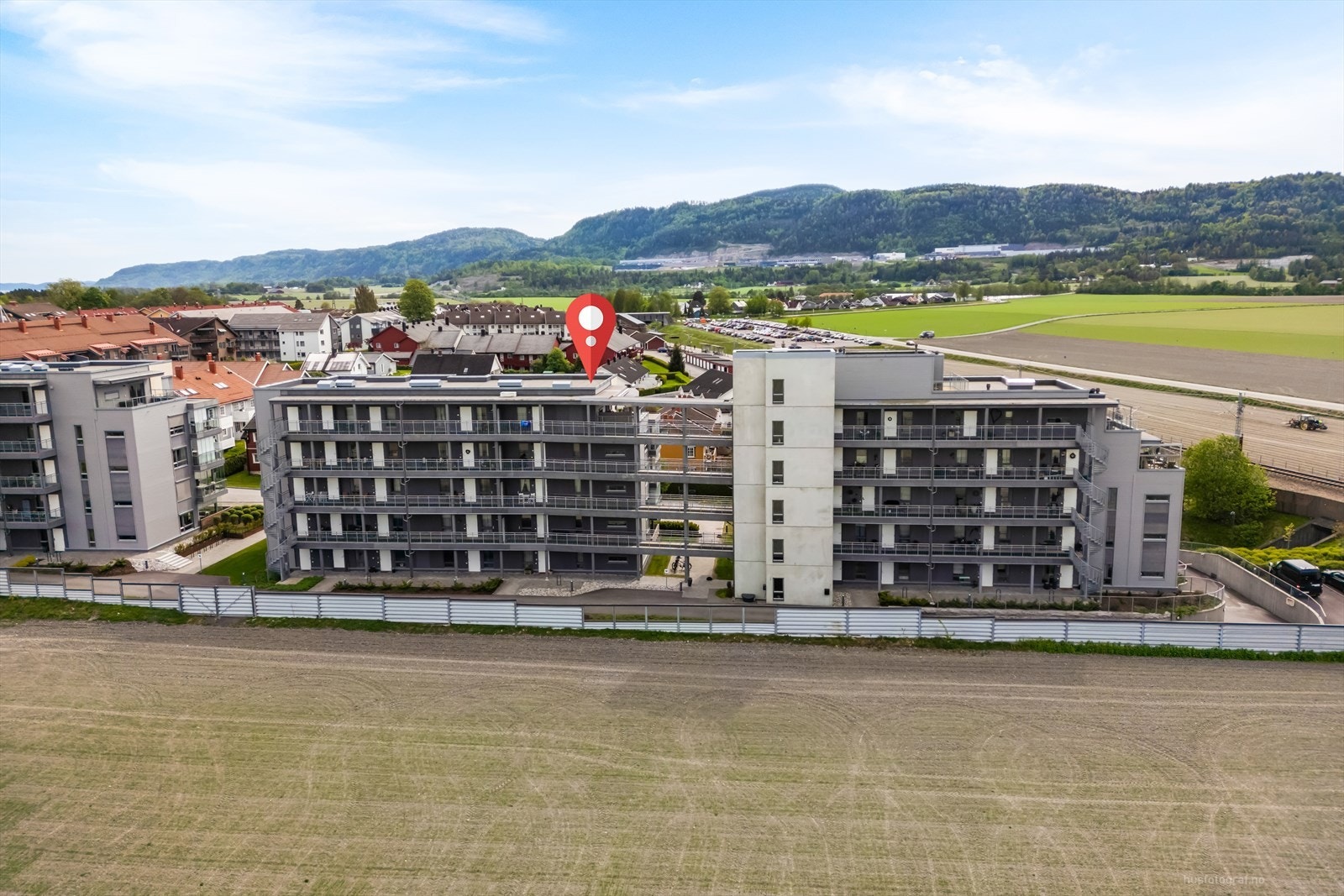 Topp- og hjørneleilighet. Galleribilde