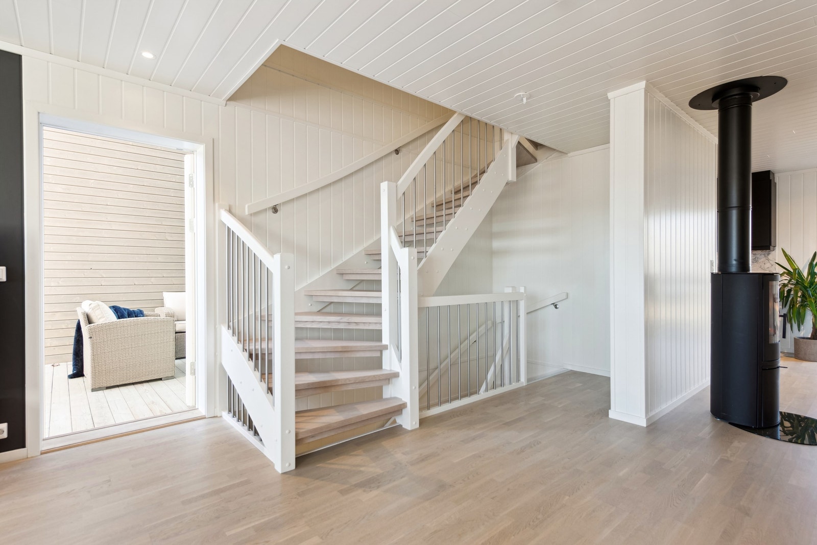 Boligen er utstyrt med balansert ventilasjon som gir et godt og sunt inneklima Galleribilde