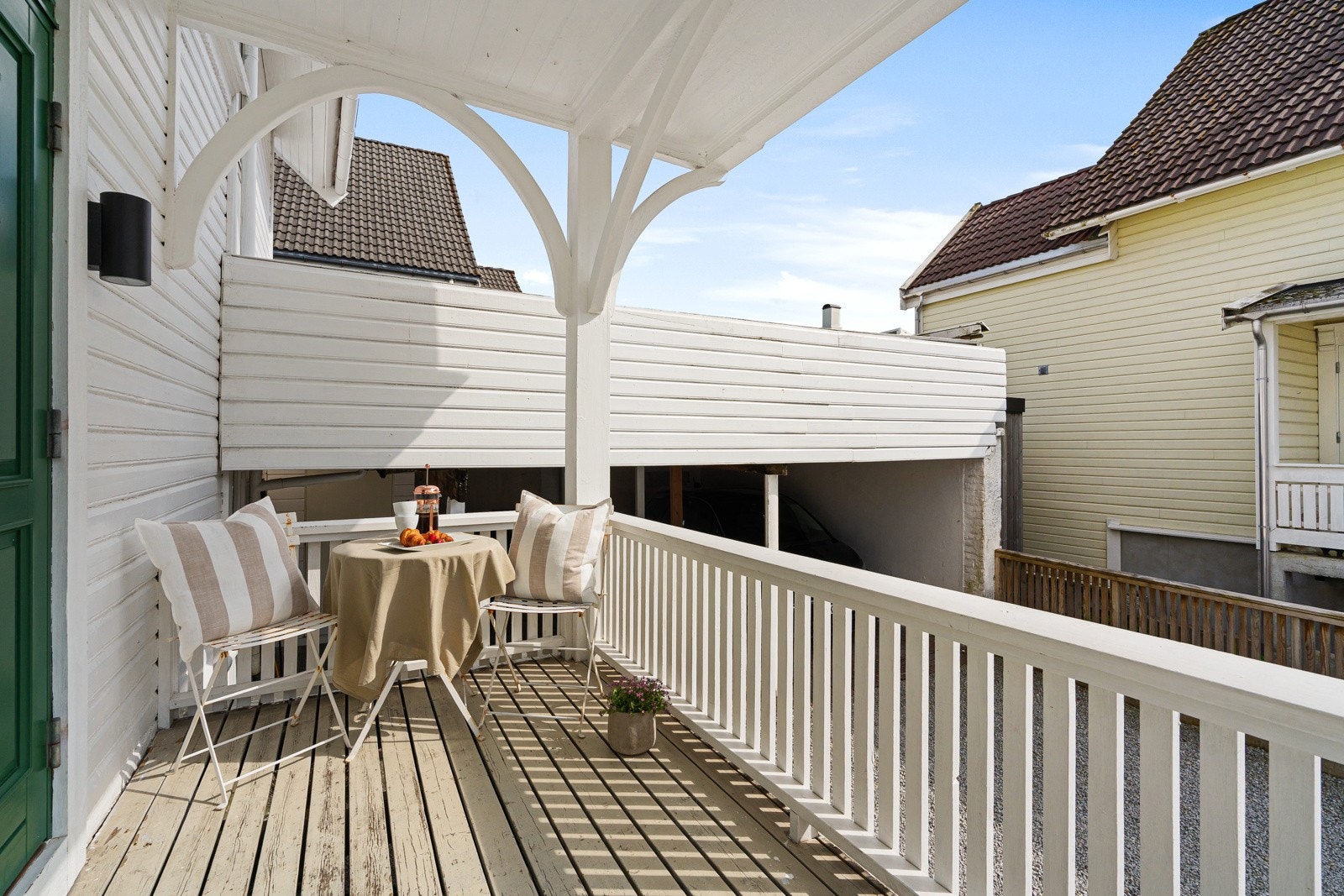 Innbydende inngangsparti. Galleribilde