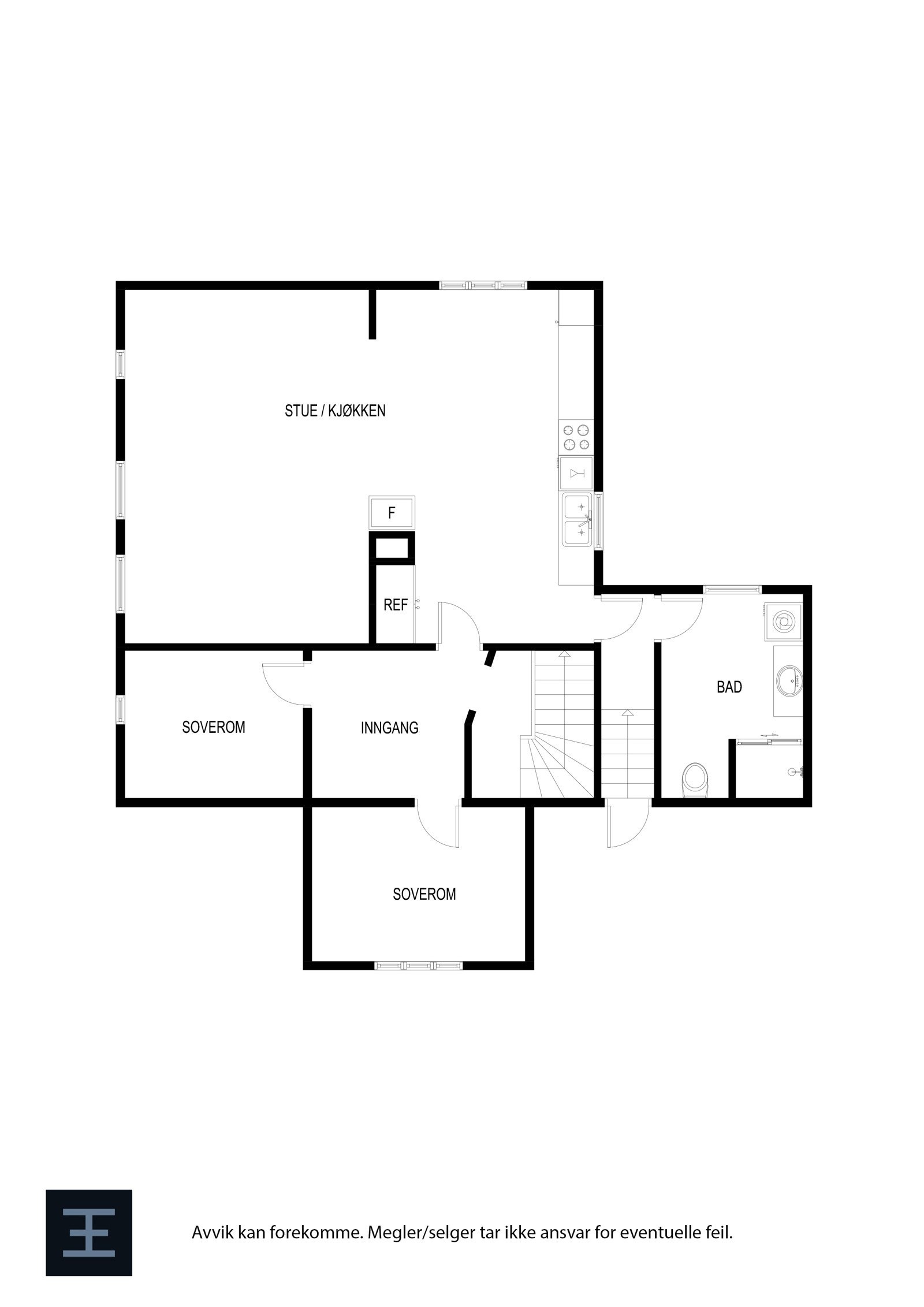 Plantegning - 2. etasje. Galleribilde