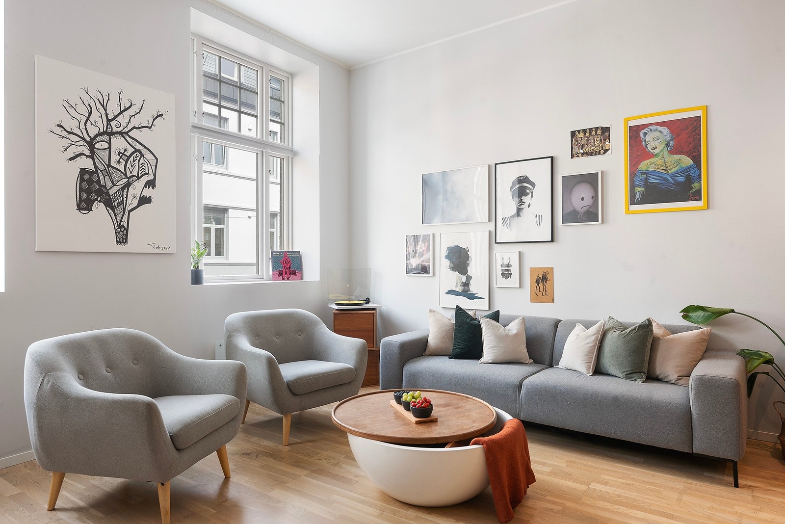 En spennende leilighet hvor det er lett å trives Galleribilde