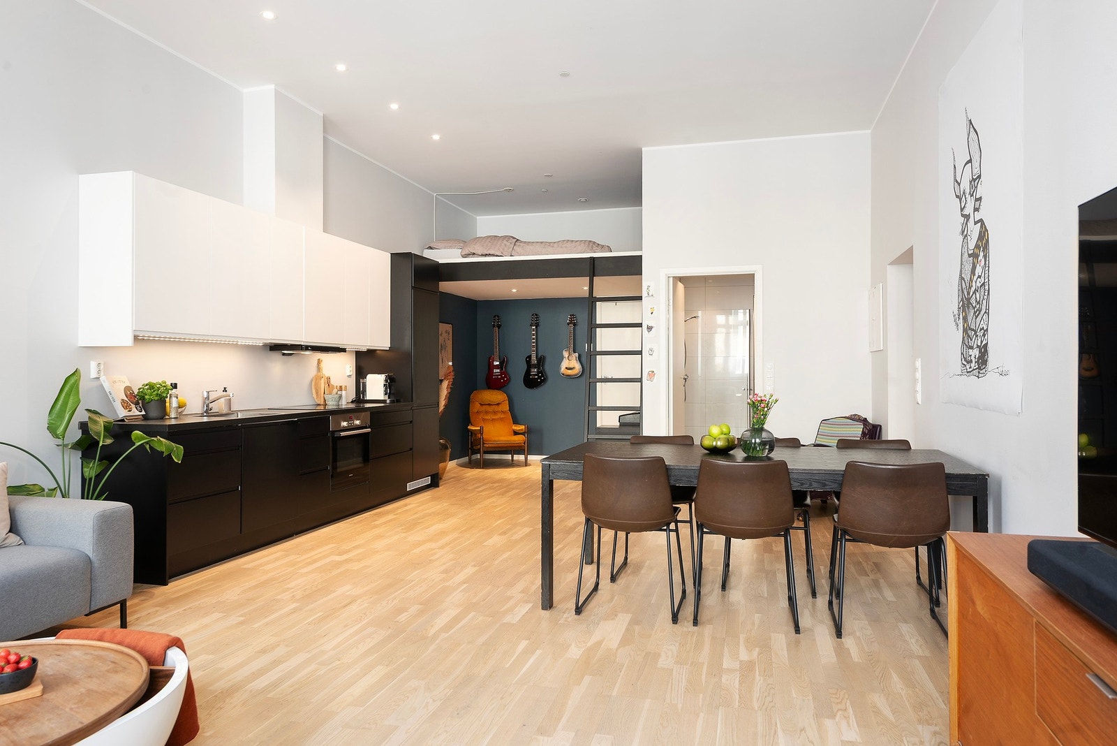 Meget praktisk alkove, perfekt for gjester Galleribilde