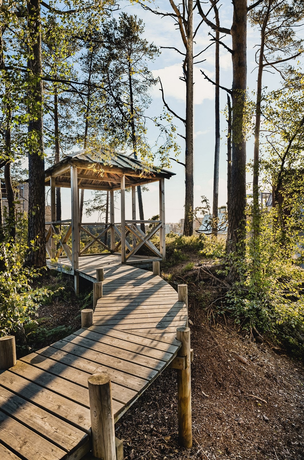 På Sandsli bor du tett på naturskjønne omgivelser. Galleribilde