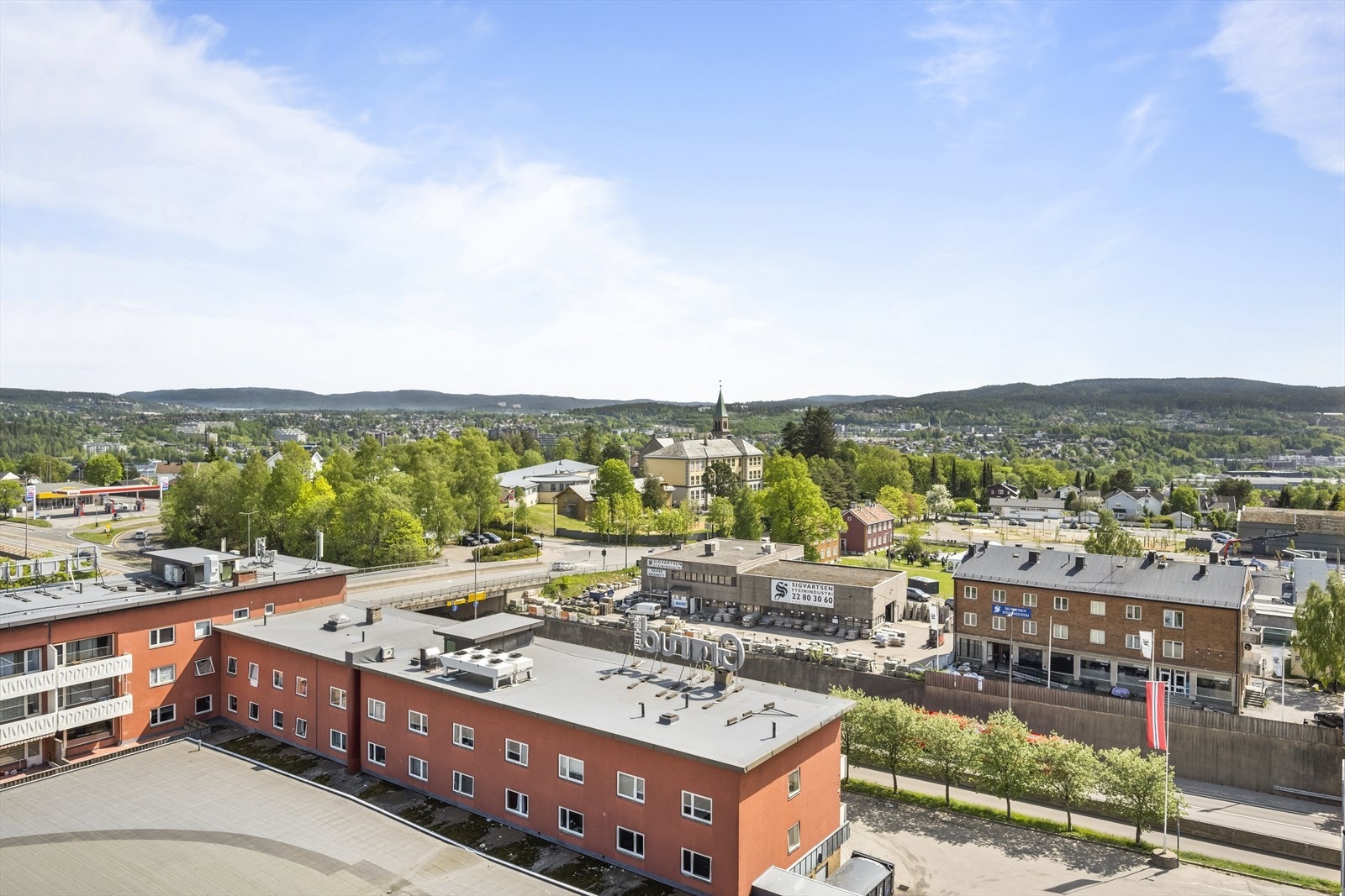 Åpent og fritt utsyn fra balkongen Galleribilde